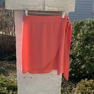 Blush Love orange swimsuit cover up size 12 NWOT